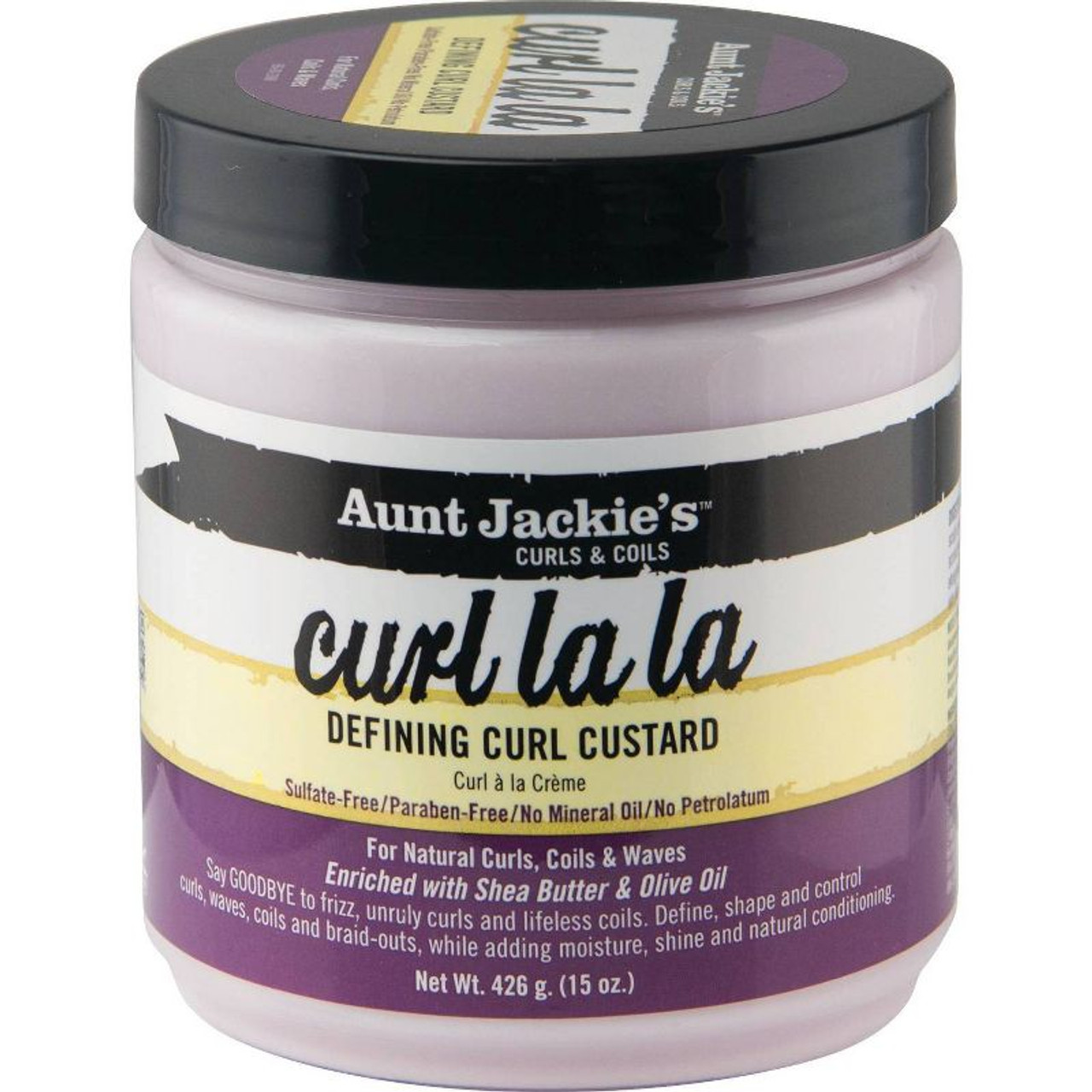 Aunt Jackie's Curls & Coils Curl La La Defining Curl Custard (15 oz.) -  NaturallyCurly