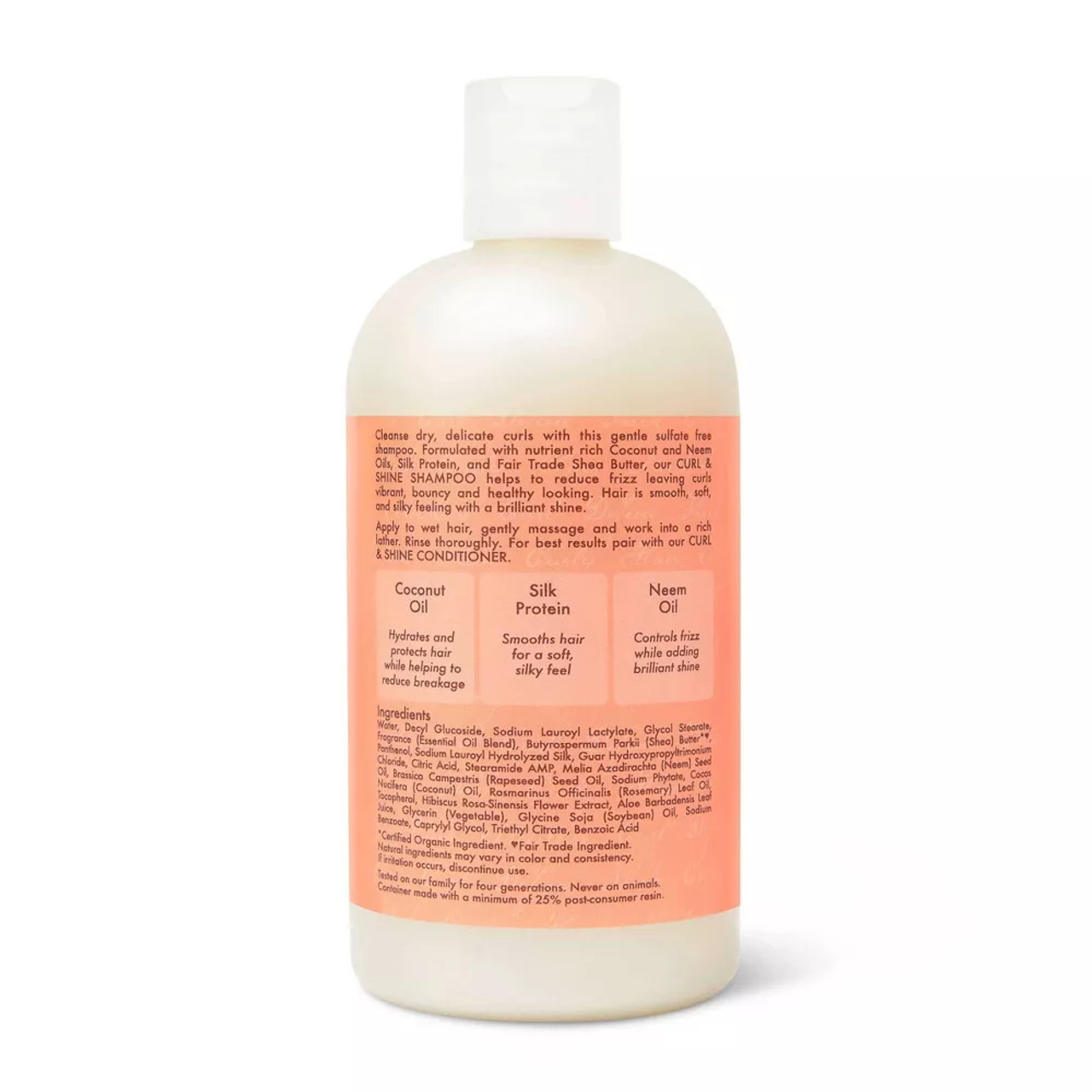 SheaMoisture & Hibiscus Curl & Shine Shampoo (13 oz.) - NaturallyCurly