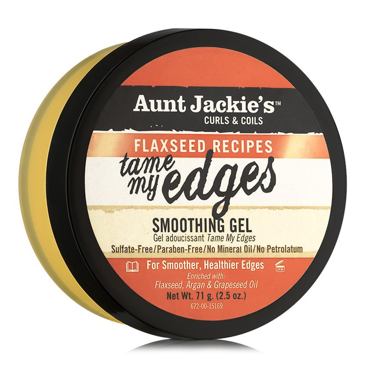 Aunt Jackie's Curls & Coils Flaxseed Recipes Tame My Edges Smoothing Gel  (2.5 oz.) - NaturallyCurly