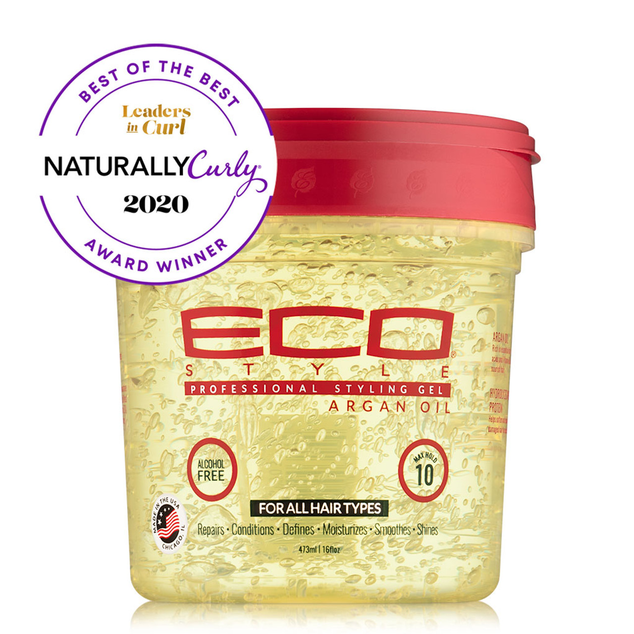 Ecoco Eco Styler Professional Styling Gel with Argan Oil (16 oz.) -  NaturallyCurly
