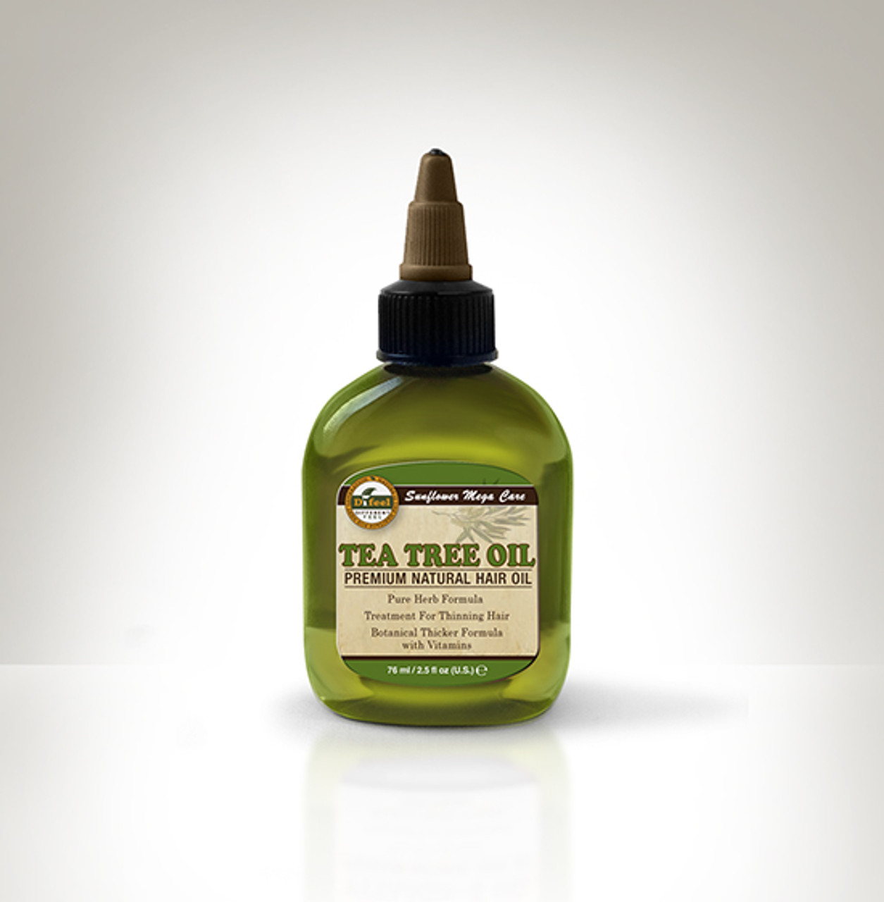 Difeel 100% Pure Tea Tree Hair Oil (2.5 oz.) - NaturallyCurly
