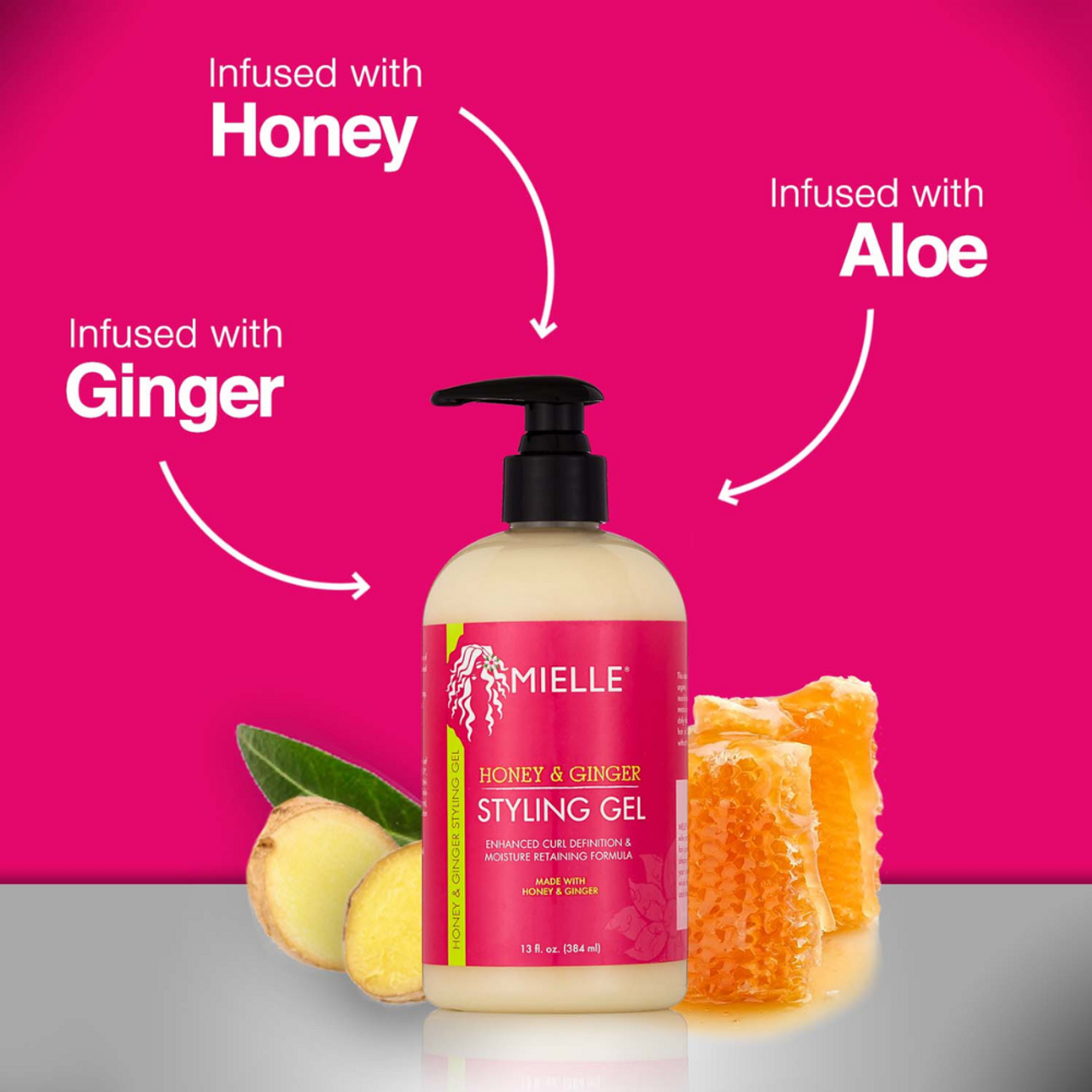 Mielle Organics Honey & Ginger Styling Gel (13 oz.)