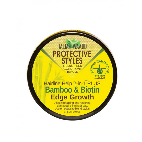 Taliah Waajid Protective Styles Hairline Help 2in1 Plus Bamboo & Biotin Edge Growth (1 oz.)