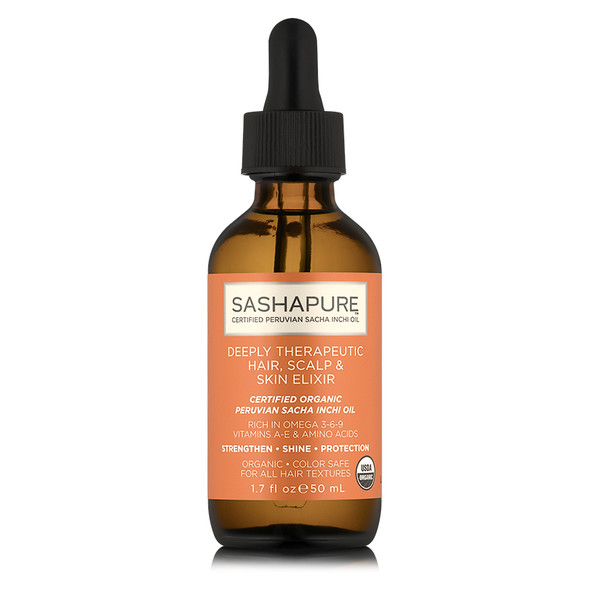 SASHAPURE Deeply Therapeutic Hair, Scalp, & Skin Elixir (1.7 oz.)