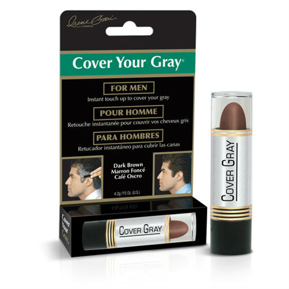 Cover Your Gray Men's Hair Touch-Up Dark Brown (0.15 oz.)