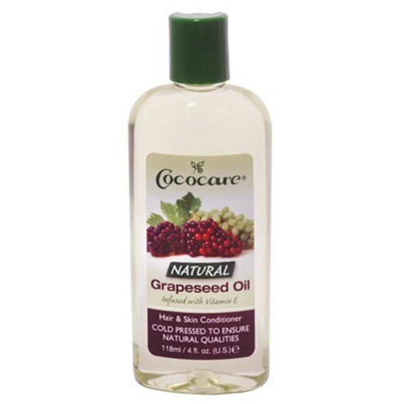 Cococare Natural Grapeseed Oil (4 oz.)