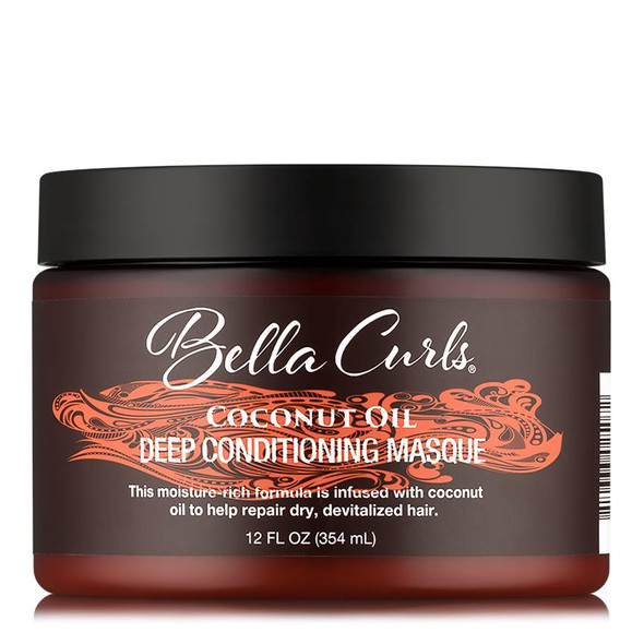 Bella Curls Coconut Oil Deep Conditioning Masque (12 oz.)
