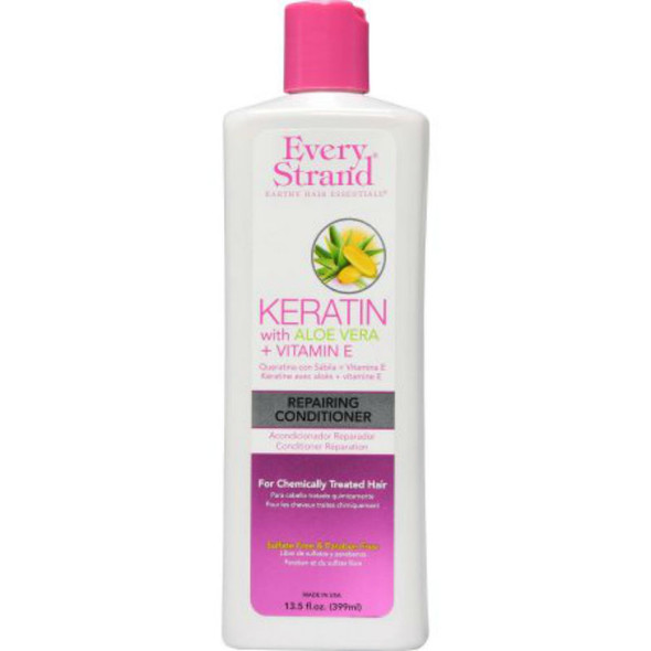 Every Strand Keratin with Aloe Vera + Vitamin E Repairing Conditioner (13.5 oz.)