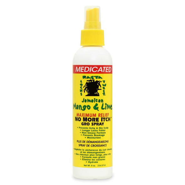 Jamaican Mango & Lime No More Itch Gro Spray Maximum Relief (8 oz.)