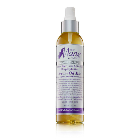 The Mane Choice Heavenly Halo Herbal Hair Tonic & Soy Milk Deep Hydration Serum Oil Mist (6 oz.)