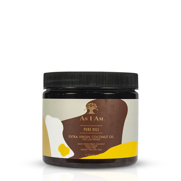 As I Am Pure Oils Extra Virgin Coconut Oil (15 oz.)