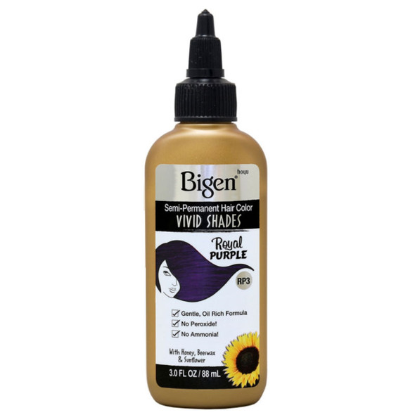 Bigen Vivid Shades RP3 Royal Purple Semi-Permanent Hair Color (3 oz.)