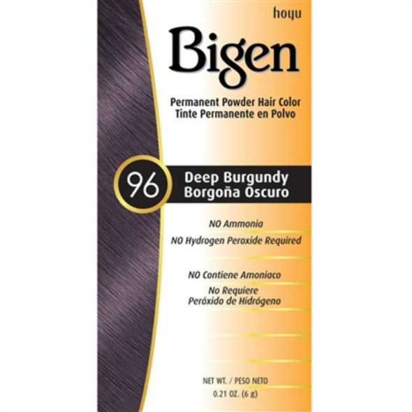 Bigen #96 Deep Burgundy Permanent Powder Hair Color (0.21 oz.)