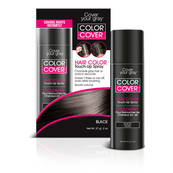 Cover Your Gray Color Cover Spray Black (2 oz.)