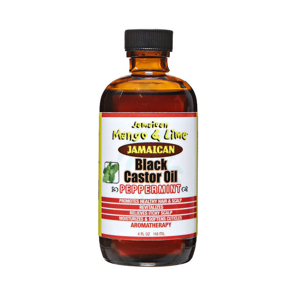 Jamaican Mango & Lime Jamaican Black Castor Oil Peppermint (4 oz.)