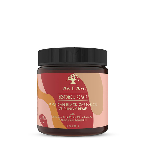 As I Am Restore & Repair Jamaican Black Castor Oil Curling Creme (8 oz.)