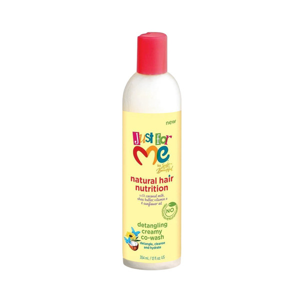 Just For Me Natural Hair Nutrition Detangling Creamy Co-Wash (12 oz.)