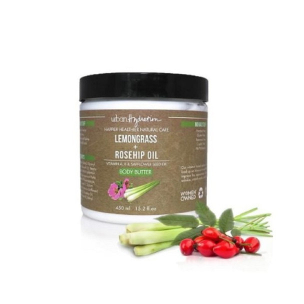 Urban Hydration Lemongrass + Rosehip Oil Body Butter (15.2 oz.)