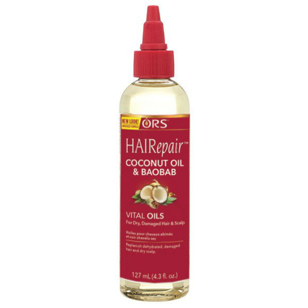 ORS HAIRepair Coconut Oil & Baobab Vital Oils for Dry, Damaged Hair & Scalp (4.3 oz.)