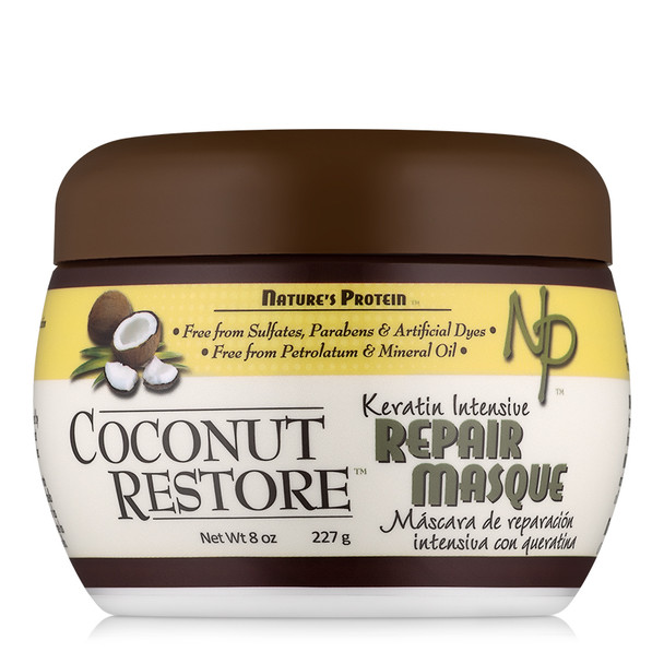 Coconut Restore Keratin Intensive Repair Masque (8 oz.)