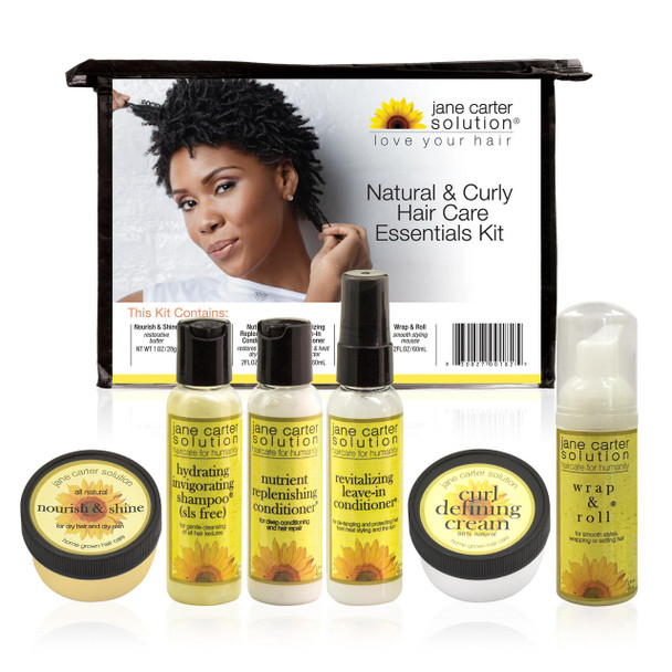 Jane Carter Solution Natural & Curly Hair Essential Travel Kit