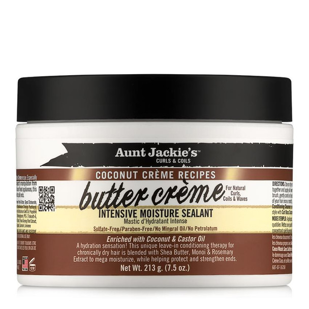 Aunt Jackie's Coconut Creme Recipes Butter Creme Intensive Moisture Sealant (7.5 oz.)