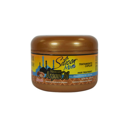 3 Units Silicon Mix + Bambu + Argan oil Hair Treatment 16 oz + Crece Pelo  Combo