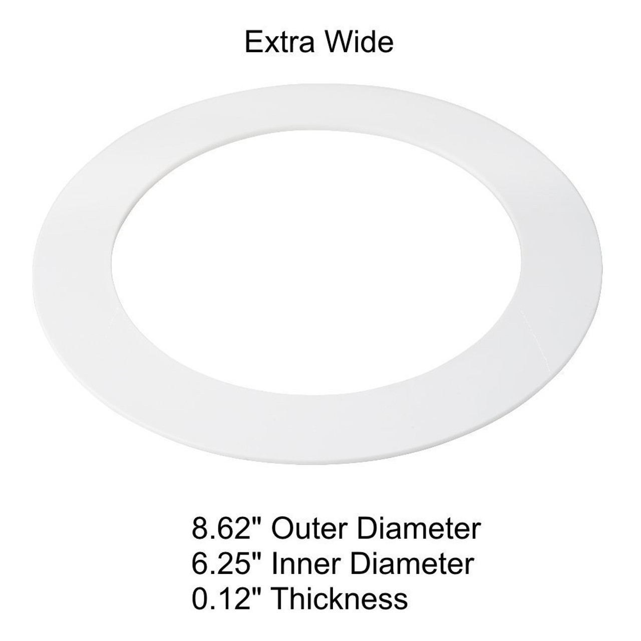 25 Pack White Light Trim Ring Recessed Can 6 Inch Over Size Oversized Lighting Fixture Recessed Lighting Tools Home Improvement Fcteutonia05 De