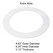 Goof Trim Ring for 6 or 8  Inch Can 5 Pack Goof Trim Ring for 6 or 8  Inch Can 5 Pack