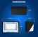 LED Wall Pack with Dusk to Dawn Photocell   80W 5000K2 LED Wall Pack with Dusk to Dawn Photocell   80W 5000K2