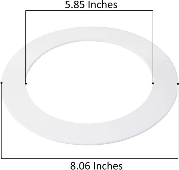 6" Matte Trim Ring  6" Matte Trim Ring