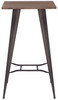 Tolix Rustic Square Bar Table