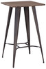 Tolix Rustic Square Bar Table