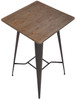 Tolix Rustic Square Bar Table