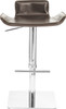 Ex-Display Favoloso Signature Real Leather Bar Stool Black Dark Espresso