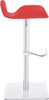 *ONLY 1 LEFT* Favoloso Signature Real Leather Bar Stool Red