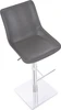 *ONLY 1 LEFT* Magnifico Signature Real Leather Bar Stool Charcoal
