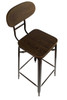 Ex Display Range - Tuscany Vintage Espresso Bar Stool