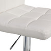 Deluxe Allegro Crescent Bar Stool White