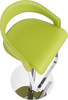 Eleganza Signature Real Leather Bar Stool Lime Green