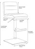 Luscious Bar Stool Sage Green