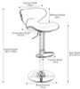 Ex Display Range - Carcaso Bar Stool Red