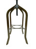 Antique Brass Bar Stool Natural