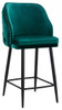 Mayfair Velvet Sage Green Kitchen Bar Stool