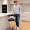 Zenith Bar Stool Black