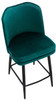 Knightsbridge Velvet Sage Green Kitchen Bar Stool