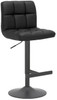 Allegro Bar Stool Black with Black Frame