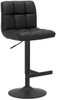 Allegro Bar Stool Black with Black Frame