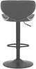 Carcaso Matt Black Bar Stool Charcoal