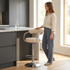 Zenith Bar Stool Cream